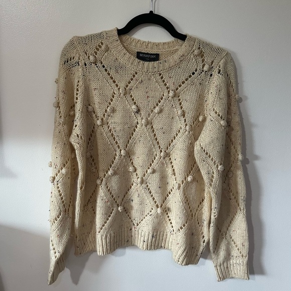 NWT MinkPink open knit sweater. - Picture 1 of 5